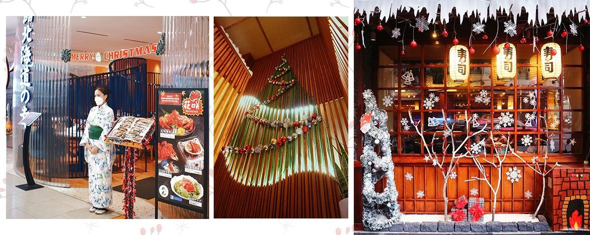 Sushi Hokkaido Sachi shimmering in the Christmas Season 2022